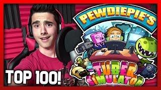 TOP 100 PLAYERS!! | TIPS & TRICKS | PEWDIEPIE: TUBER SIMULATOR #2