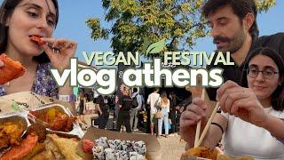 Greek vlog 11: vegan festival in Athens (intermediate Greek with Linguatree)