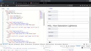 Programando un Selector de Color RGB y HSL #1: HTML