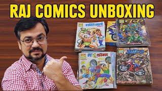 Raj Comics Unboxing - Dhruvodaya, Nagraj Posters, Bhokal, Doga Comics