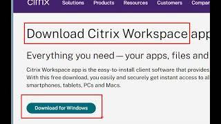 How to Install the Citrix Workspace App 2202.