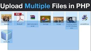 Upload Multiple Files and Images in PHP