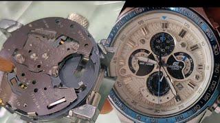 how to repair a casio edifice watch? assembly and disassembly of miyota cal.,0s20