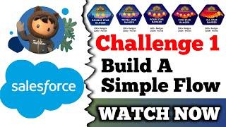 Build a Simple Flow | Salesforce Trailhead | Collect Contact Info from Your User