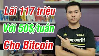 Lãi hơn 117 triệu chỉ với 50$/tuần đầu tư Bitcoin