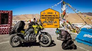 Ladakh's Ultimate Challenge: Umling La on Suzuki Vstorm 250SX