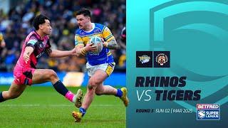 Highlights | Leeds Rhinos v Castleford Tigers | 2025 Betfred Super League, Round 3