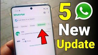 5 WhatsApp New Updates And Features 2024 | WhatsApp New Update Today By Android Urdu