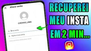 Como Recuperar sua conta do Instagram sem e-mail, sem número, sem senha