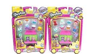 Shopkins Season 8 Boarding to Asia 12 Packs Unboxing Toy Review with Special Edition Bag Charms