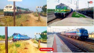 07 in 01 Goods Trains action | Honking Electric Locomotive's | #wag9 #wag7 #indianrailways #wdg4