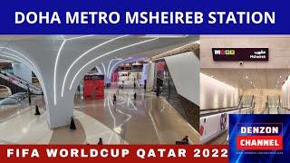 DOHA, QATAR: MSSHEIREB DOHA METRO STATION