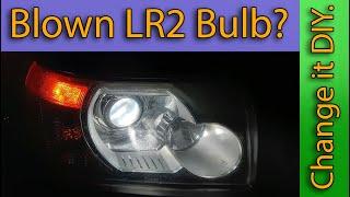 Change the HID Light Bulb on a Land Rover LR2.