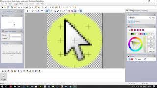 How to get yellow circle around mouse pointer in windows 10