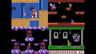 Adventure Island 1-4 - All Bosses (No Damage) (NES/FC) (4K)