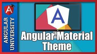  Angular Material Custom Theme - Part 1