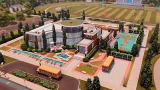 ESCOLA MODERNA DE COPPERDALE │ Modern High School │ The Sims 4 Construção
