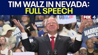 Tim Walz at Las Vegas Rally: FULL SPEECH