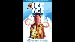 Opening to Ice Age DVD (2002, Both Discs) (Widescreen Version)