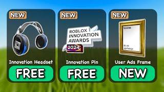 ROBLOX INNOVATION AWARDS 2024 (New Free Items)