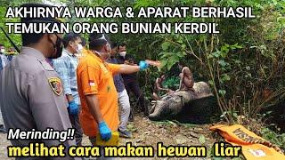 GEGER!!! warga dan aparat berhasil temukan orang Bunian manusia aneh dalam hutan