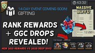 BUFFED! Gifting Event 2021 | Rank Rewards & Greater Gifting Crystal |2020 Vs 2021 |Marvel Champions