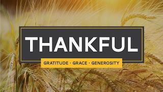 Thankful: Generosity