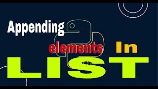 #4 Appending elements in List || #python #coding @VIP_05