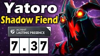 Яторо на СФ в Патче 7.37 Все еще Имба?! - Yatoro Shadow FIend ДОТА 2