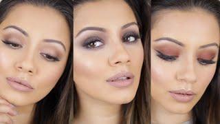 Urban Decay Naked Ultimate Basics Palette Tutorial  THREE looks + SWATCHES & REVIEW