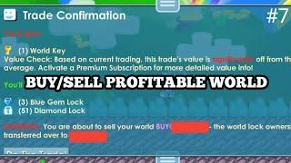 Buy/Sell Profitable World Got 150Dls Profit !! || GROWROPIA