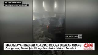 Makam Ayah Bashar Al-Assad Diduga Dibakar Orang