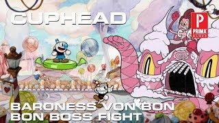 Cuphead - Baroness Von Bon Bon Boss Fight (Perfect Run)