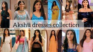 Akshu (pranali rathod) all dresses collection in yrkkh||akshara (akshu) all dress designs #akshu#yt