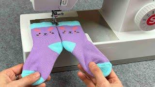 Look What I Did With Socks! A Super Sewing Idea.