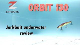 Fishing lure Zip Baits Orbit 130, Jerkbait underwater review