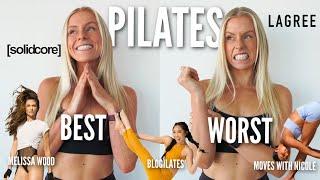 I Test Every Pilates Workout so you Don't Have to *Blogilates Lagree & more*