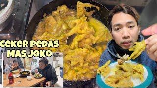 MAS JOKO MASAK CEKER GEPREK PEDAS‼️ bajidot tki Jepang