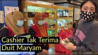 Maryam Terambil Chewing Gum 'Pork' - Cashier Tolak Duit Maryam