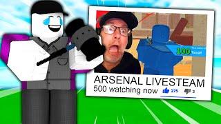 ADMIN TROLLING STREAMERS.. (Roblox Arsenal)