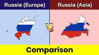 European Russia vs Asian Russia | Asian Russia vs European Russia | Comparison | Data Duck