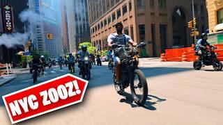 MASSIVE Zooz Ebike Group Ride in NEW YORK!