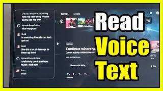 How to Read Voice Chat Text with Transcript on PS5 Console (Fast Tutorial)