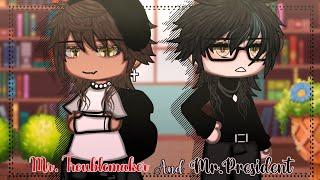 Mr. President and Mr. Troublemaker || BL || Gay Love || Gacha Life || GLMM || Gacha Life Mini Movie