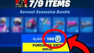 100 VBUCKS SKIN BUNDLE in Fortnite ITEM SHOP!