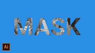 How to Mask Text | Adobe Illustrator