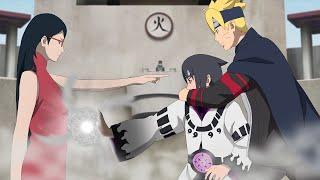 Soruto Quase matou um Genin mas Boruto e Sarada Param Soruto no Exame Chunin - Boruto parte 2