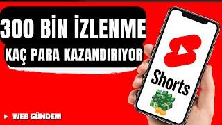 YOUTUBEDEN DAHA ÇOK KAZAN-Youtube 100 bin izlenme kaç para-Youtube Shorts Ne Kadar Para Kazandırıyor