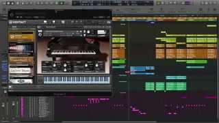 Logic Pro X (10.1.1). Vocal Trance  Project View [Alex Heat]