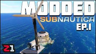 New Base Parts, Automation and MORE! Modded Subnautica Episode 1 | Z1 Gaming